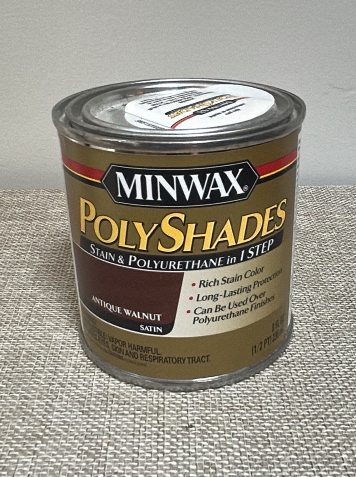 Minwax PolyShade Stain & Polyurethane ANTIQUE WALNUT Satin 1/2 Pint (8 fl oz)