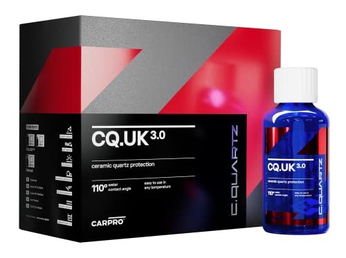 CQUARTZ UK 3.0 – Ceramic Coating for Cars, Quartz Based 30ml Kit