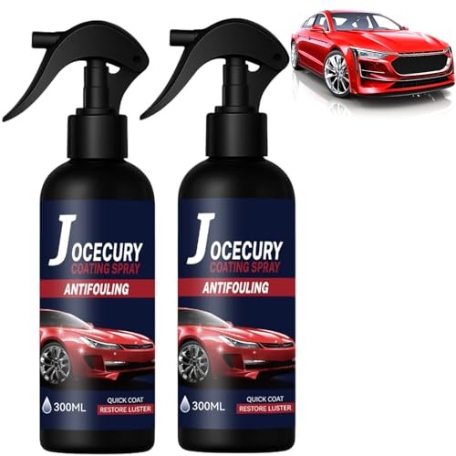 2Pcs 300ML Ceramic Coating Spray for Cars – 3-in-1 High Gloss & Blue – 600ML