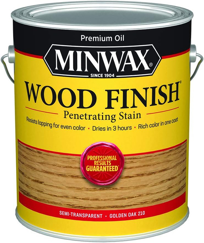 Wood Finish™ 210B Golden Oak – 1 Gallon Premium Wood Stain for Stunning Results