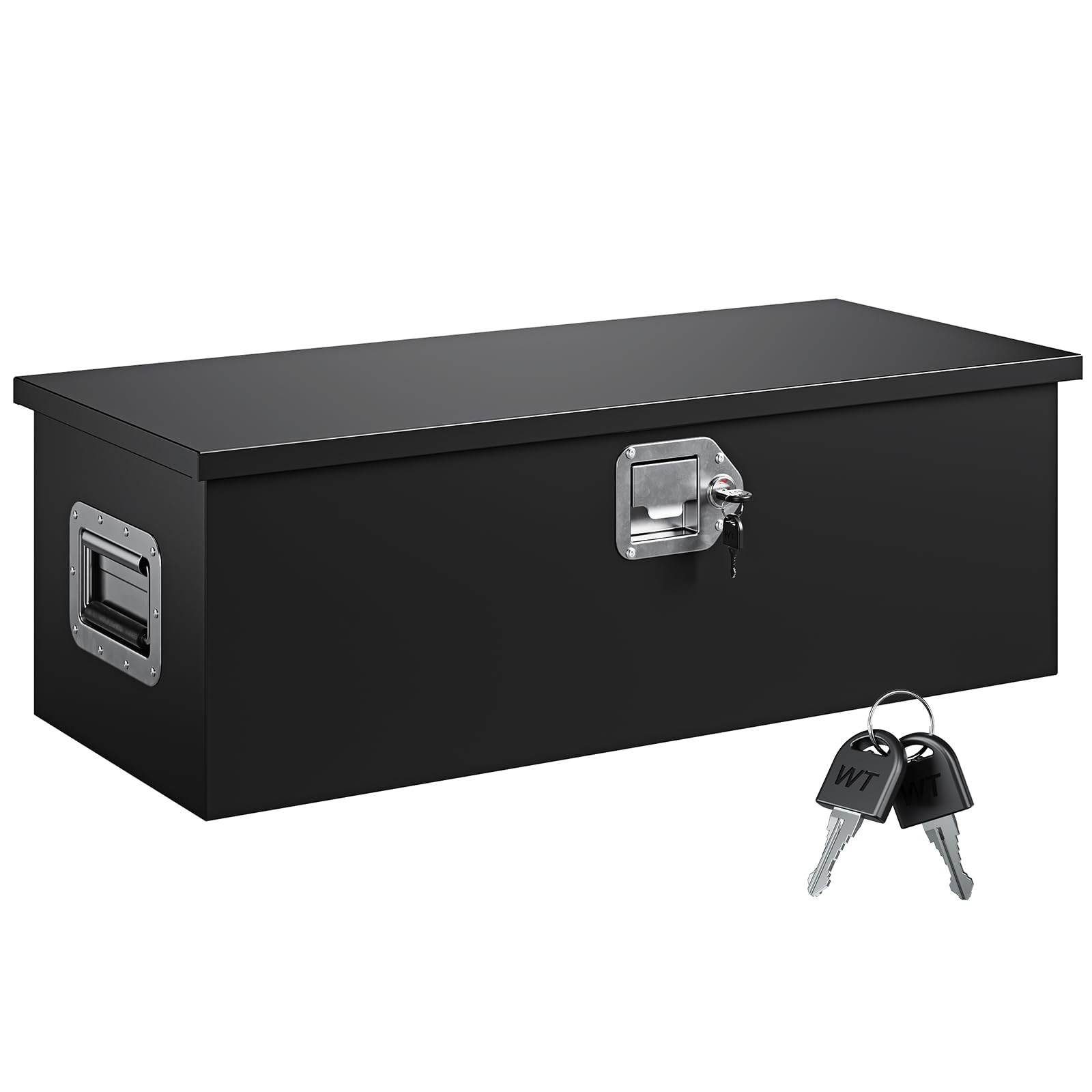 30 Inch Steel Heavy Duty Truck Bed Tool Box, Trailer Tongue Tool Box with Lock