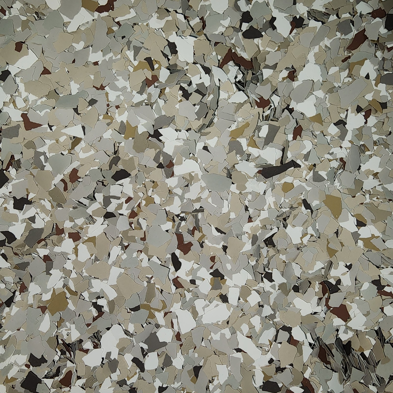 2Lb PREMIER GARAGE 1/4″ Color Chips, STEELHEAD Epoxy Paint Flakes Garage Floor