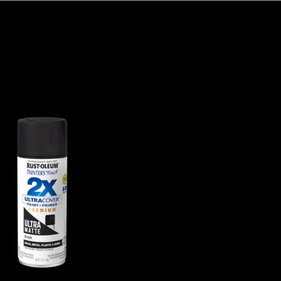 Rust-Oleum 331182 Painter’s Touch 2X Ultra Cover Spray Paint, 12 oz, Ultra Matte