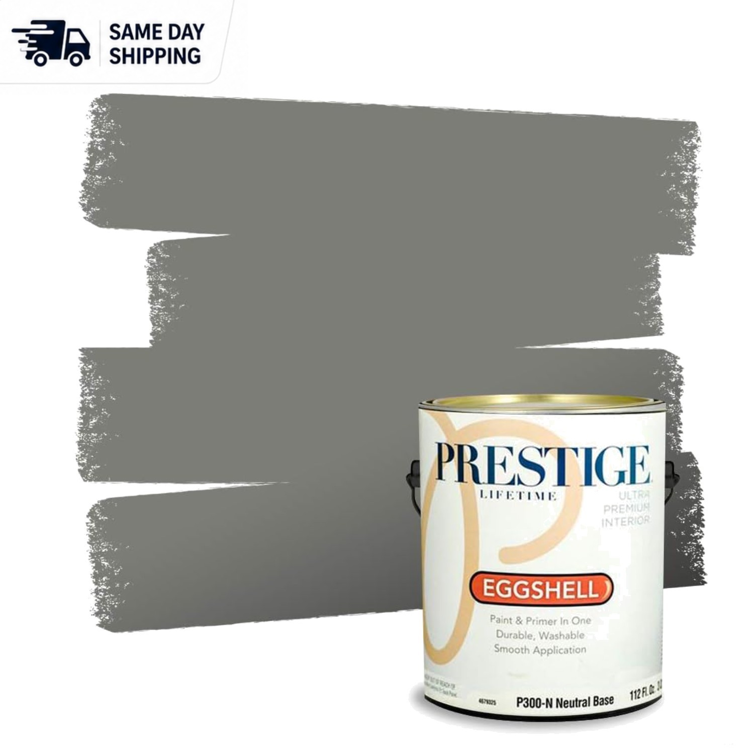 Lion’s Roar Interior Paint & Primer – Acrylic, Eggshell Finish, 1 Gallon