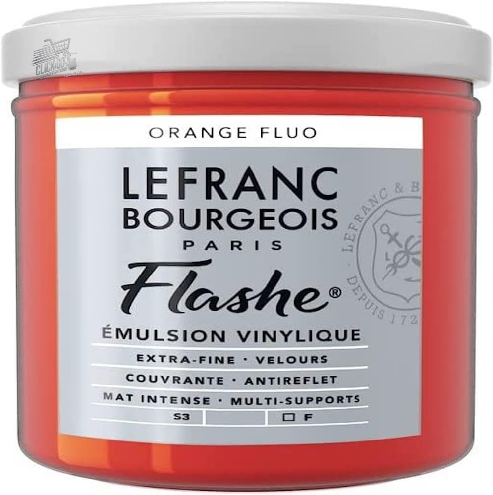 LB ACRYLIC FLASH 125ML LIGHT ORANGE FLUORESCENT