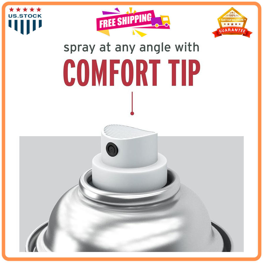 Rust-Oleum Stops Rust Protective Enamel Gloss White Spray Paint 12 oz. USA