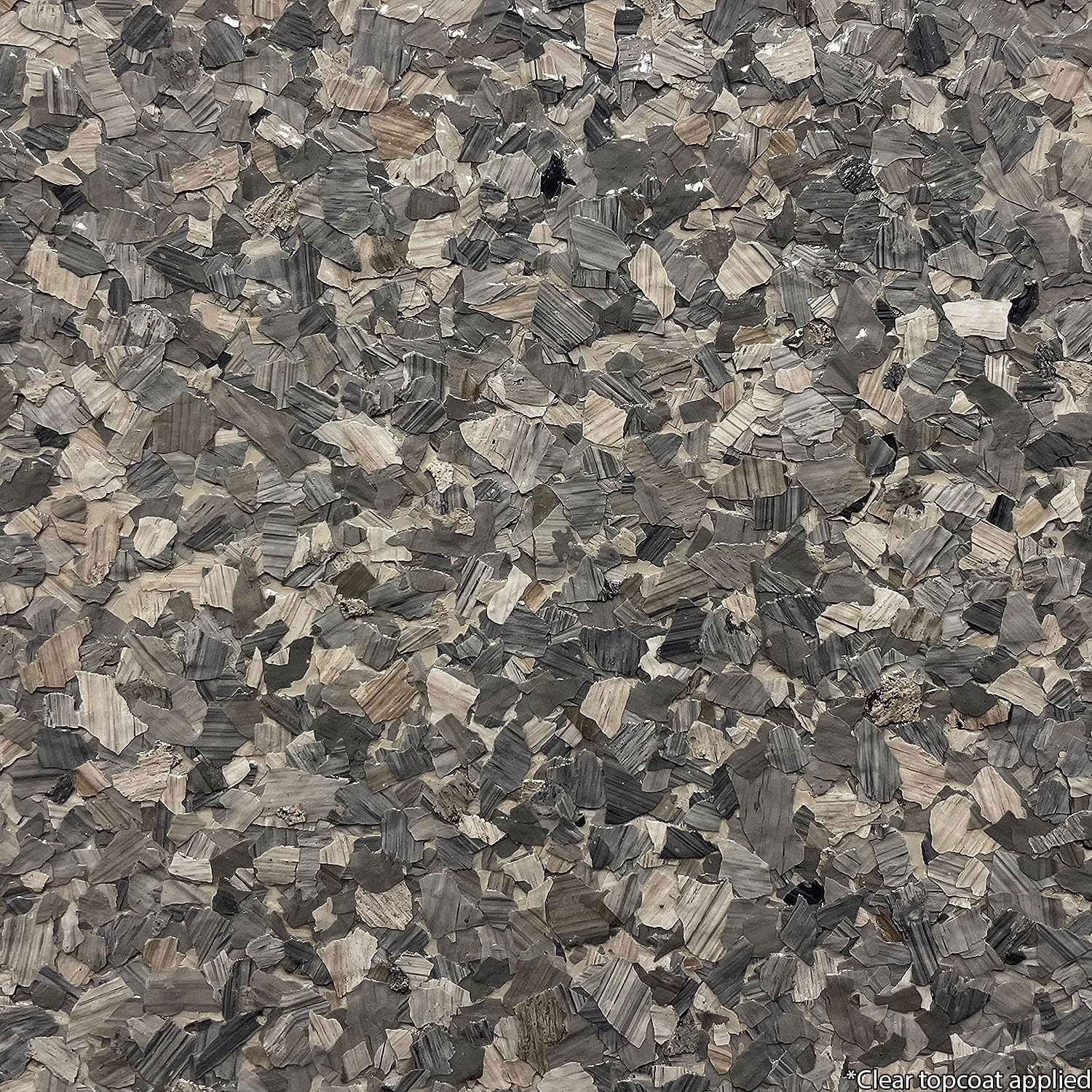 Versatile 1/4″ Natural Stone Look Floor Coating Flakes for Garages & Showrooms