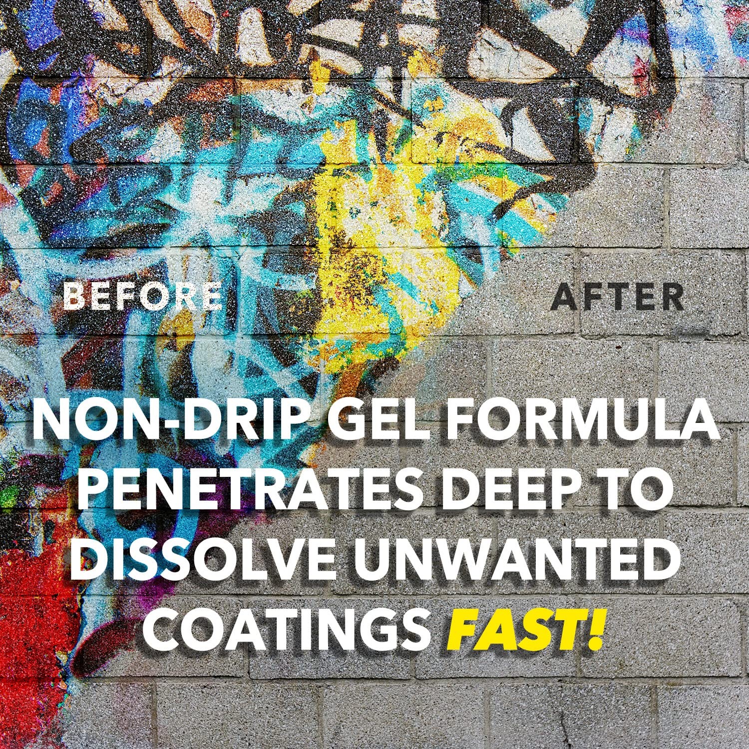 Smart ‘n Easy Porous Surface Graffiti Remover – Eliminates Unwanted Graffiti …
