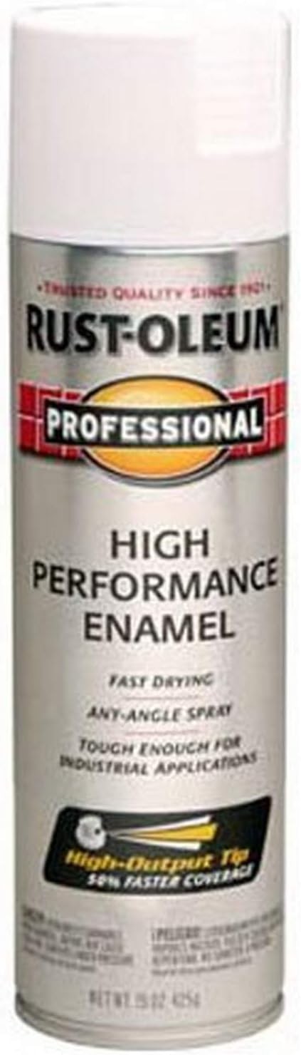 Rust-Oleum 239108 Professional High Performance Enamel Spray Paint, 15 oz, Semi-