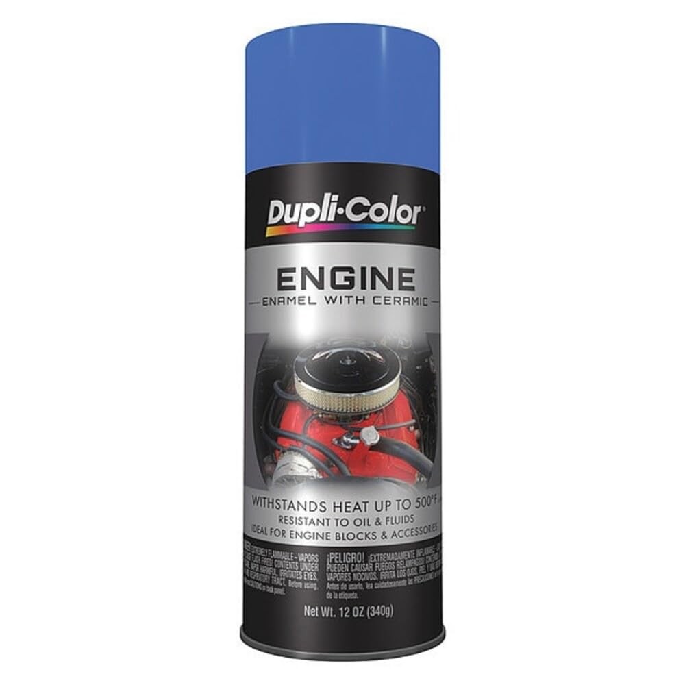 DE1601 Engine Enamel Spray Paint with Ceramic – Ford Blue – 12 oz Aerosol Can