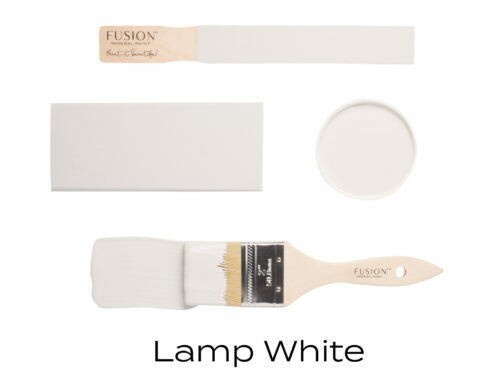 Fusion Mineral Paint – Lamp White – 500mL covers approx. 75sq. ft or 7m2