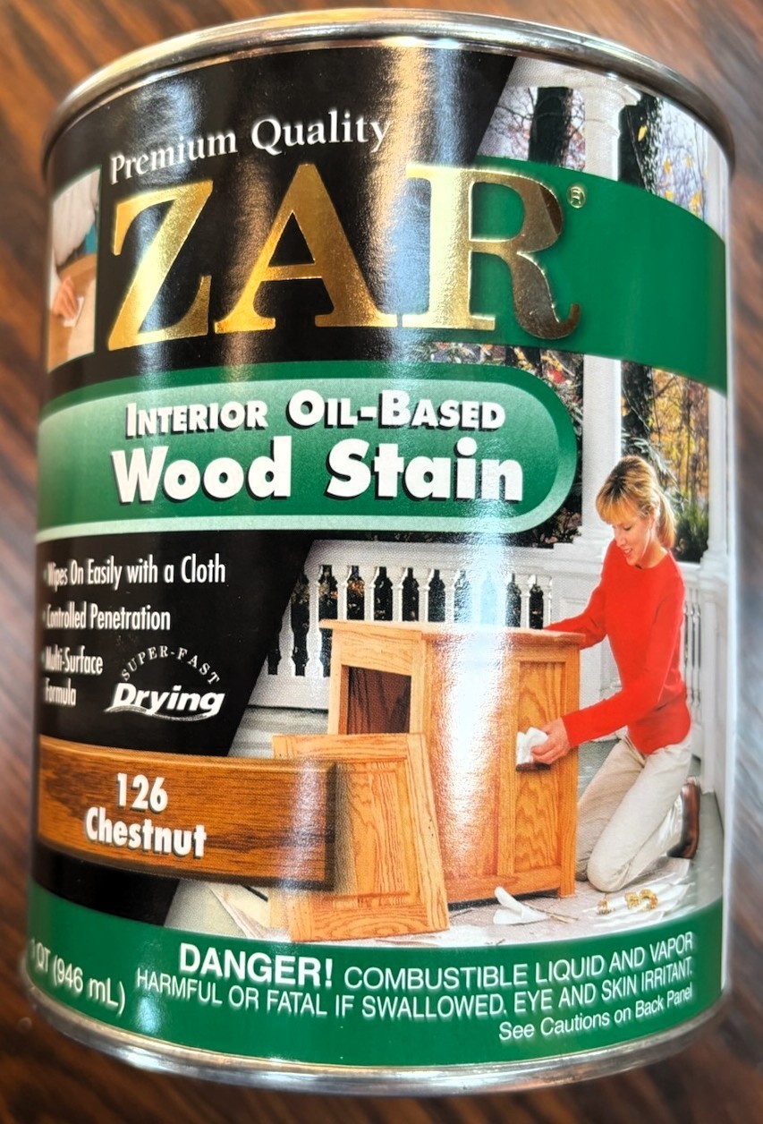 Zar Interior Stain 126 Chestnut Quart