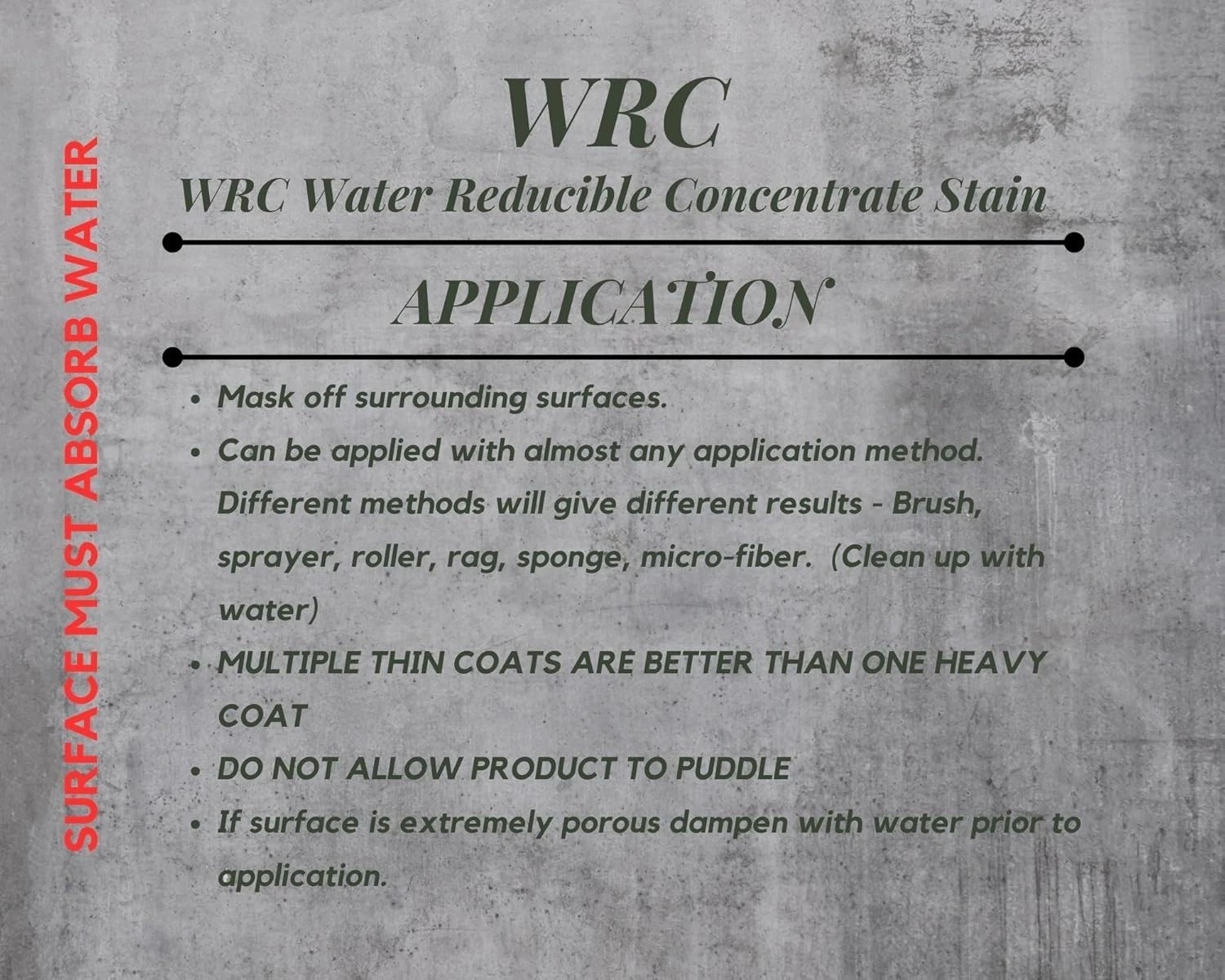Onyx Concrete Stain Concentrate – Pro Grade, Water-Based, Semi-Transparent 32oz