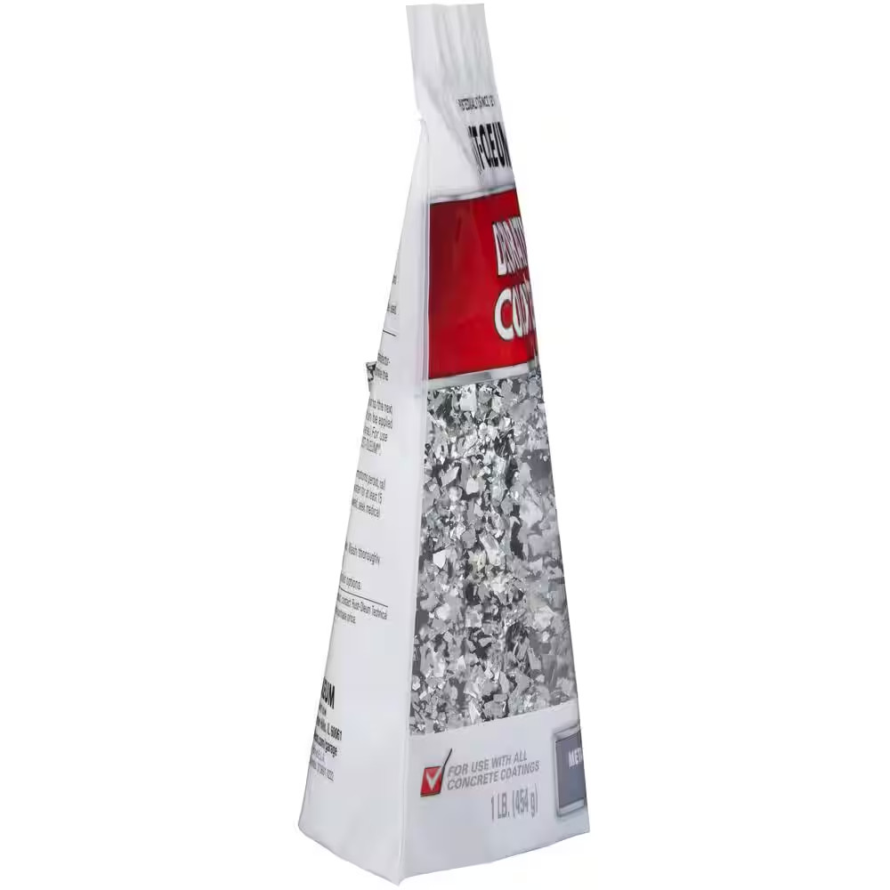 1 Lb. Metallic Silver Decorative Color Chips (6-Pack)