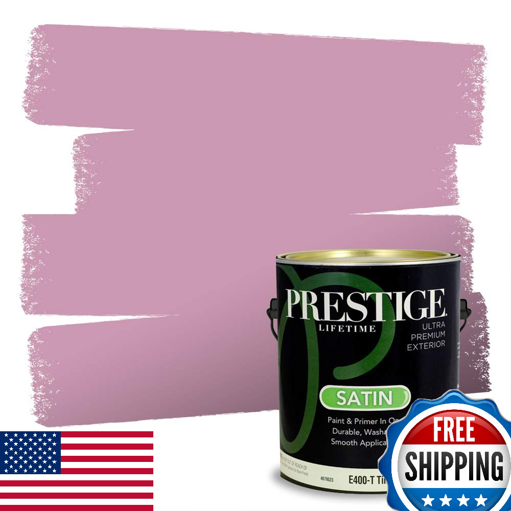 PRESTIGE Paints Exterior Paint and Primer In One, 1-Gallon, Satin, Comparable Ma