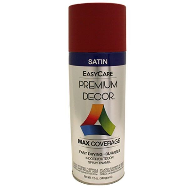 EasyCare PDS126-AER Can of Premium Decor Currant Red Satin Spray Paint