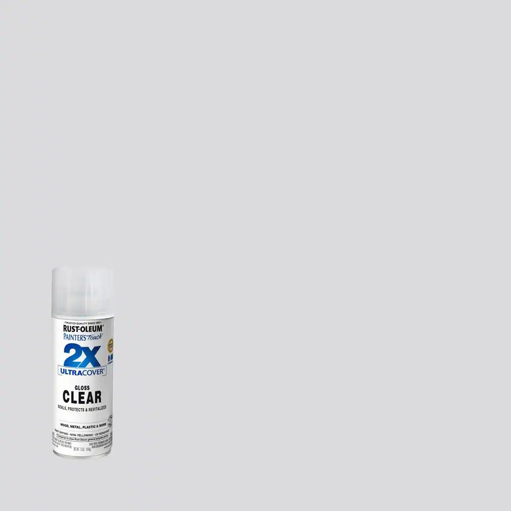 12 oz. Gloss Clear General Purpose Spray Paint for Wood Metal Plastic