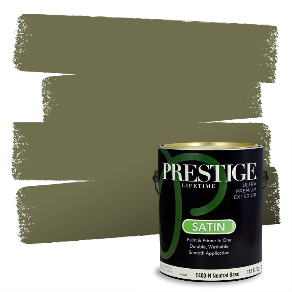 Prestige Paints Exterior Paint And Premiumr In One 1 Gallon Satin Dash Of Dill