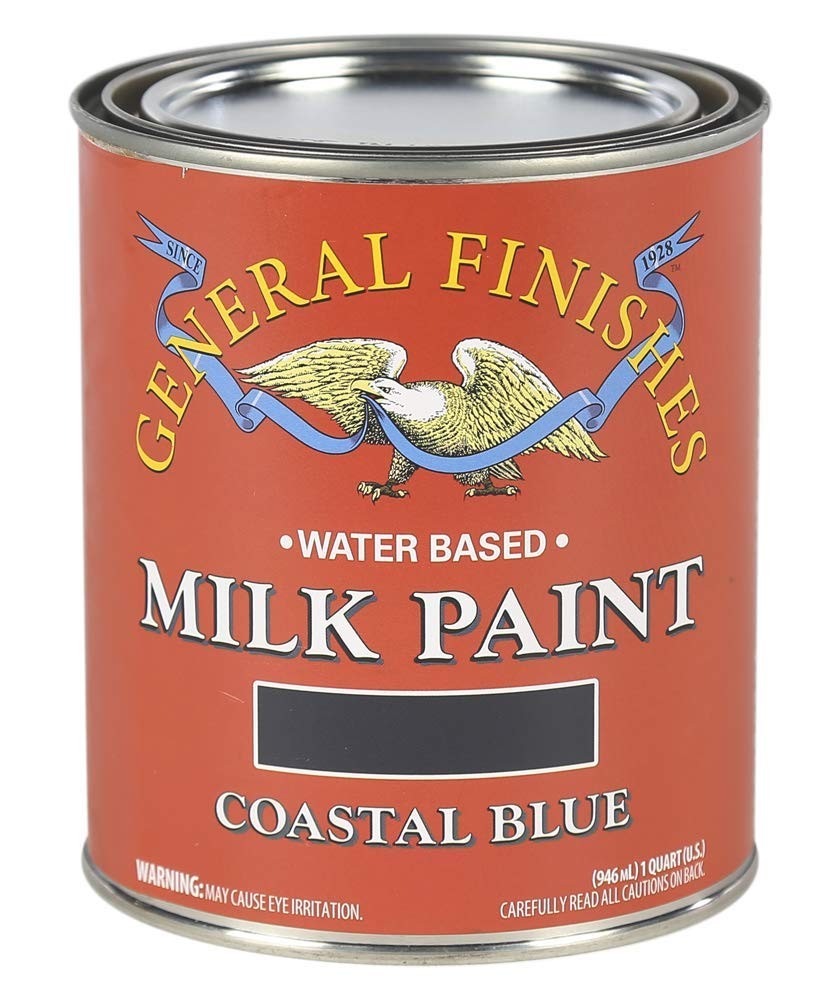 Water Based Milk Paint, 1 Quart, Coastal Blue