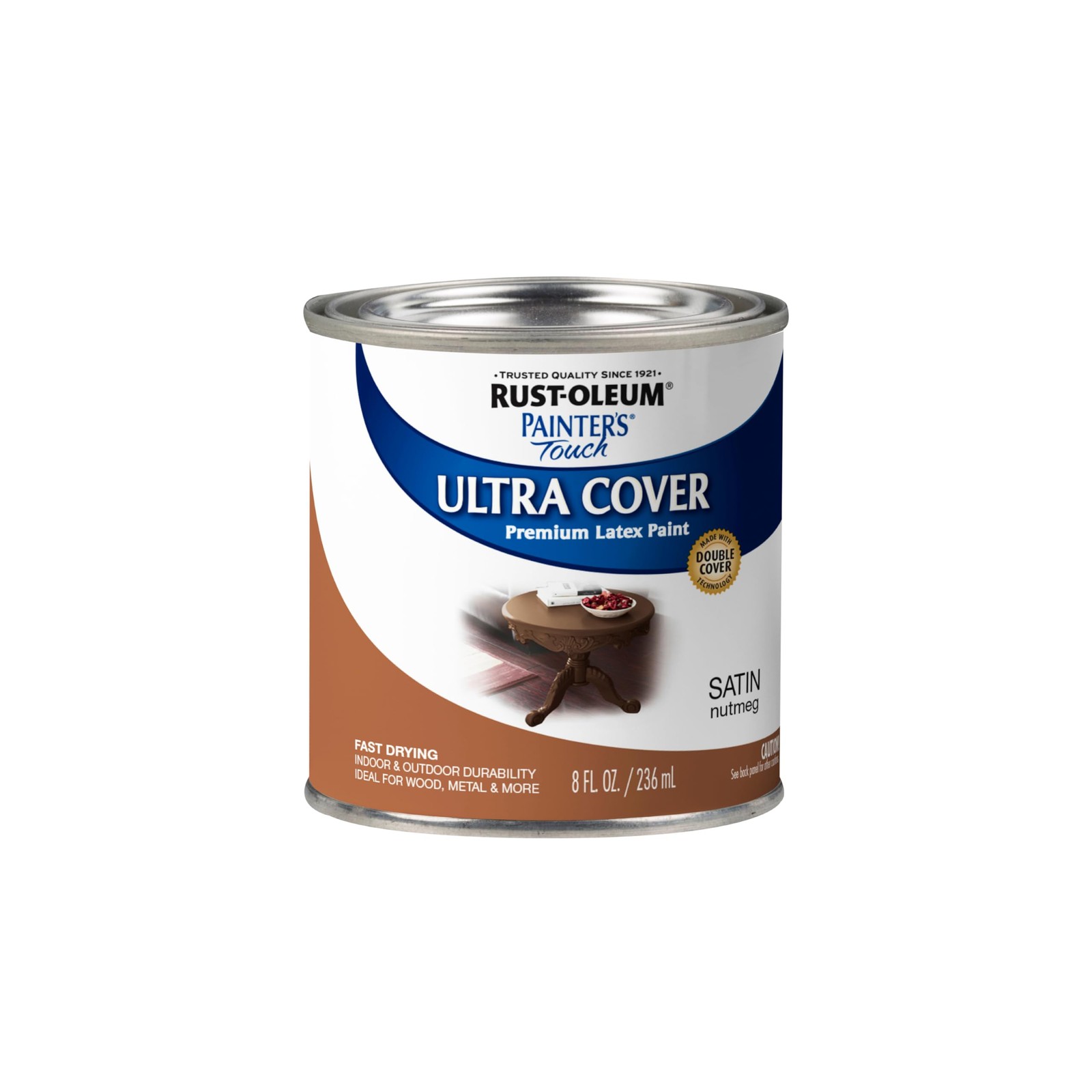 Rust Oleum Satin Nutmeg Paint 8 Fl Oz Multi Surface Indoor Outdoor Use