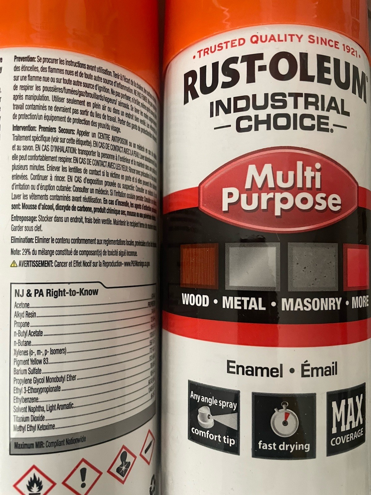 Rust-Oleum Industrial Choice 1600 System Multi-Purpose Spray Pain…