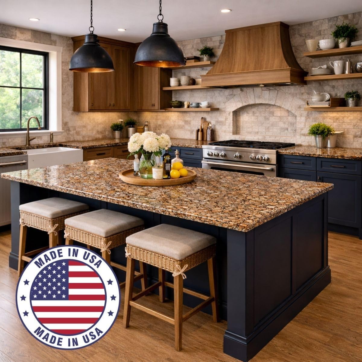 Brown Acrylic Countertop Paint Set – Easy Application