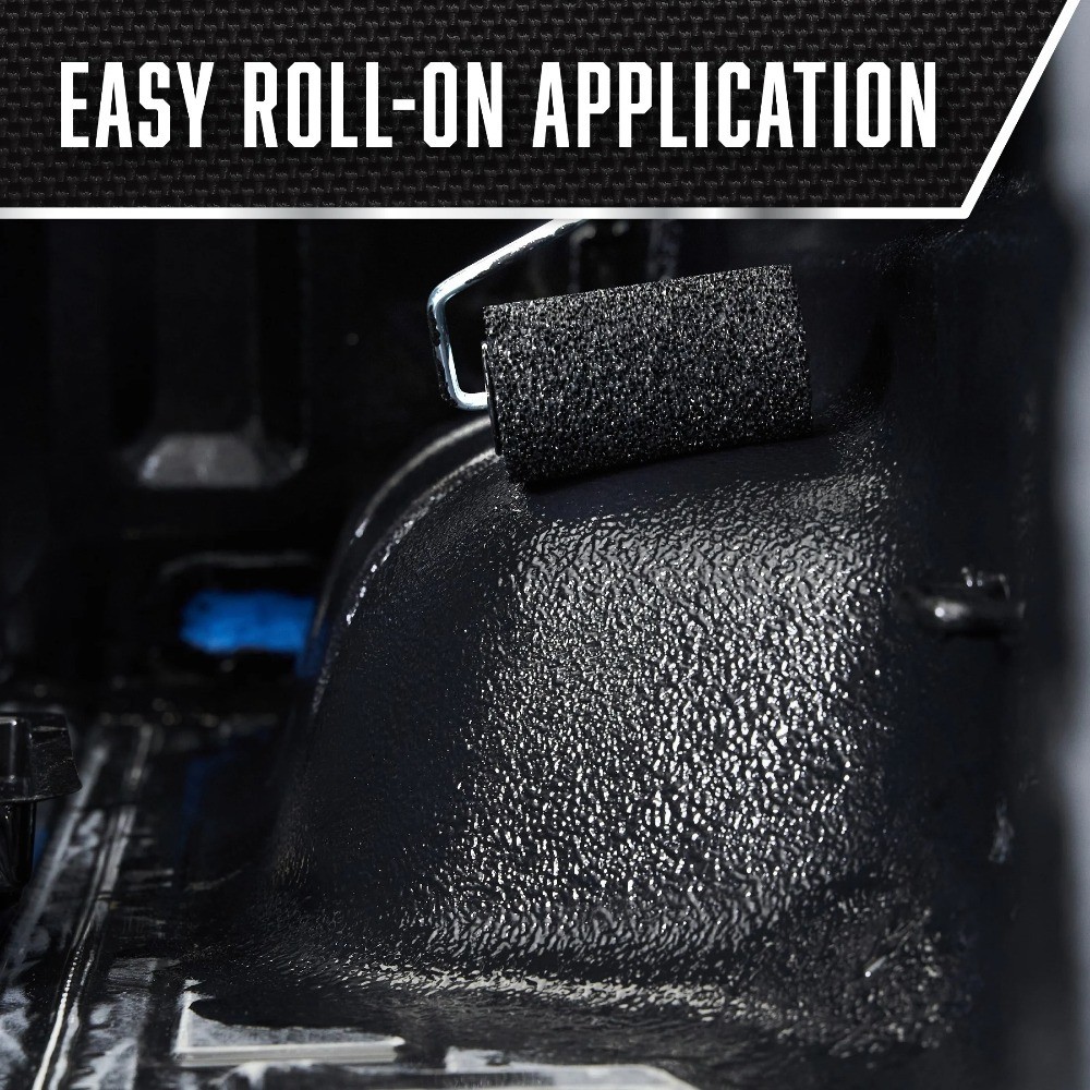 Automotive Truck Bed Coating Spray Black Protective Paint 1 Quart