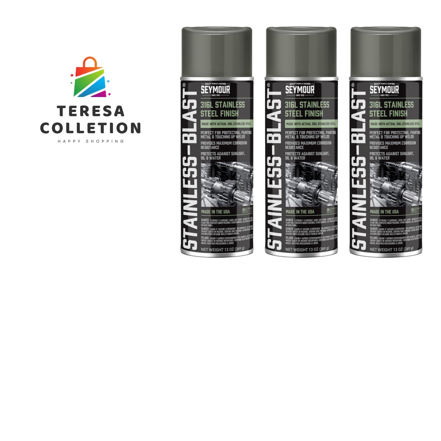16-54 Seymour Stainless-Blast, Specialty Automotive Stainless Steel Spray Pai…