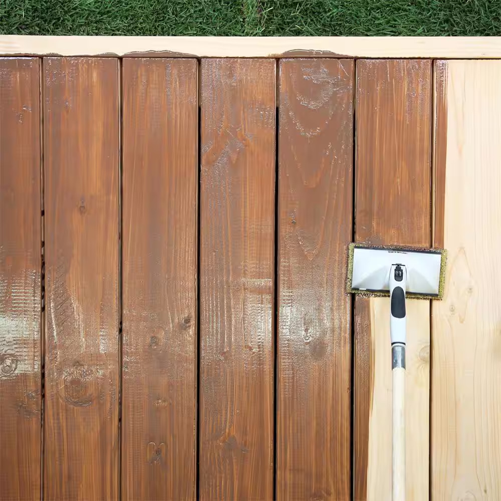 7 In. Exterior Stain Pad Applicator – Deck, Fence & Wood Staining Tool