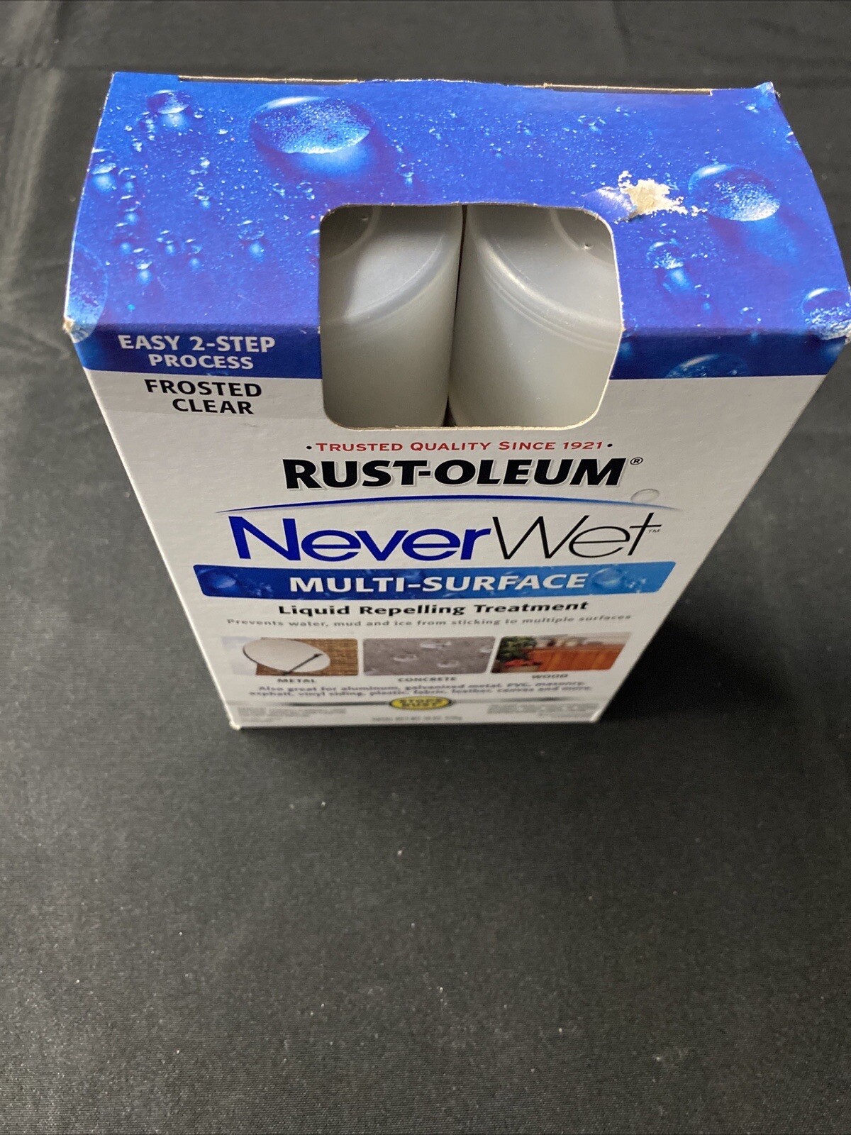 Never Wet Rust-Oleum Multi-Surface Liquid Repelling Treatment Kit Frosted Clear