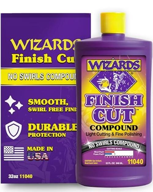 Finish Cut Compound – Levels Scratches and Brightens Dull Finishes – 32 oz.