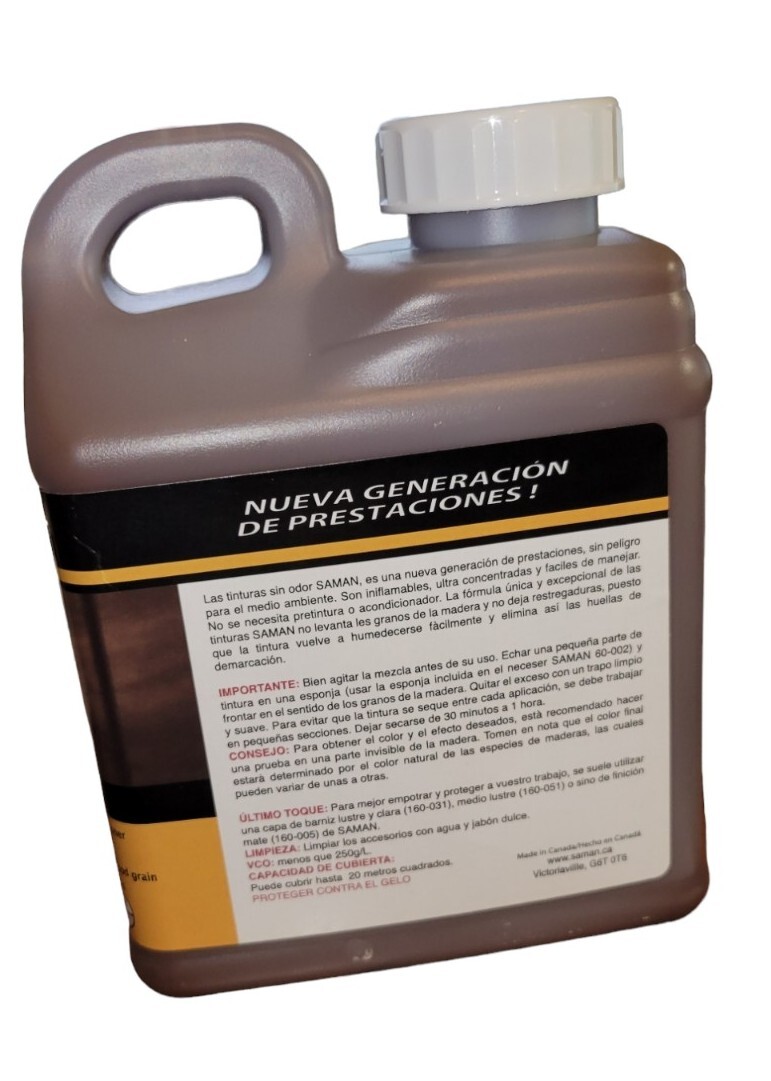Interior Water Based Wood Stain, Canadian Maple, 32 Oz SAMAN ‎5950678