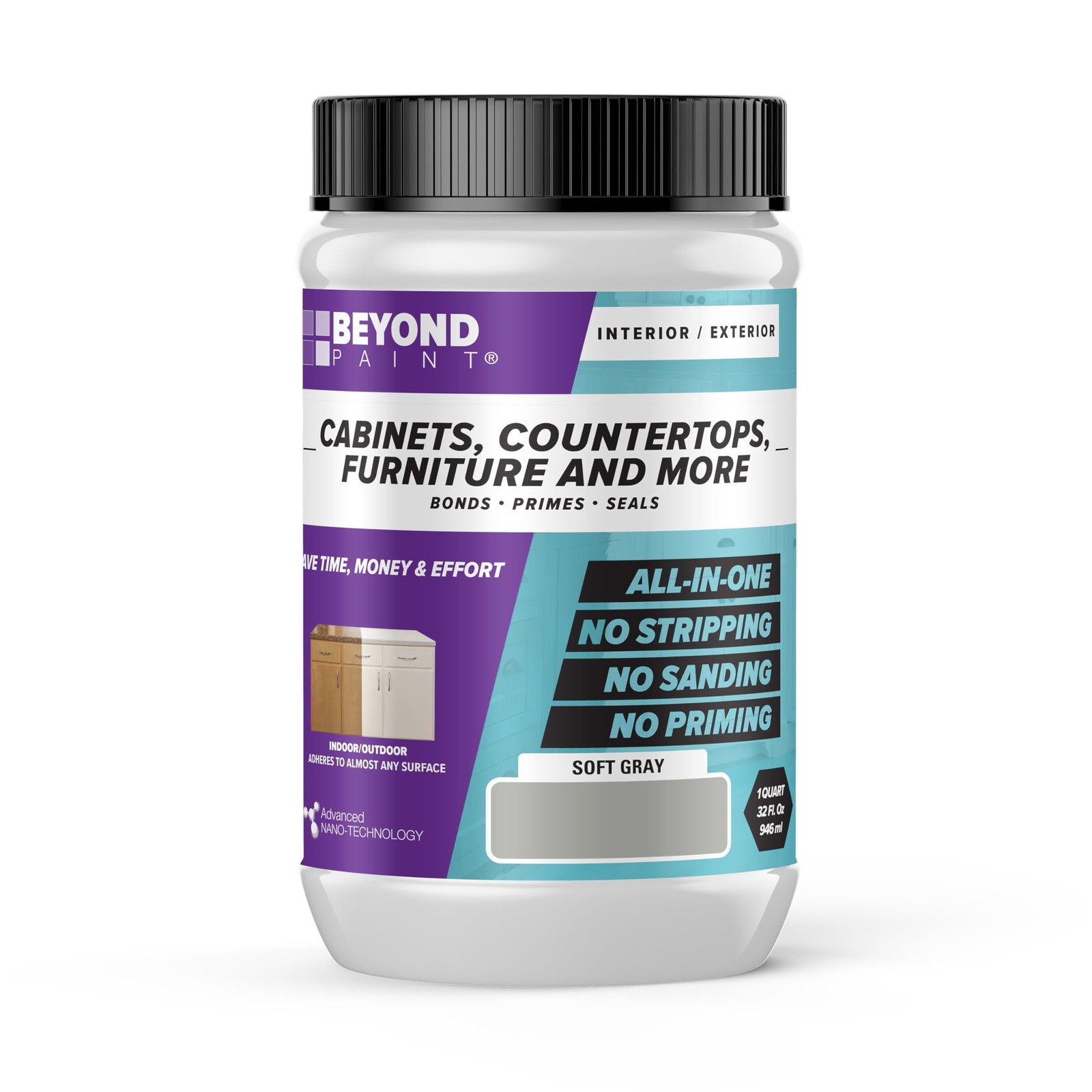 Beyond Paint Furniture Cabinets And More All-In-One Refinishing Paint Quart
