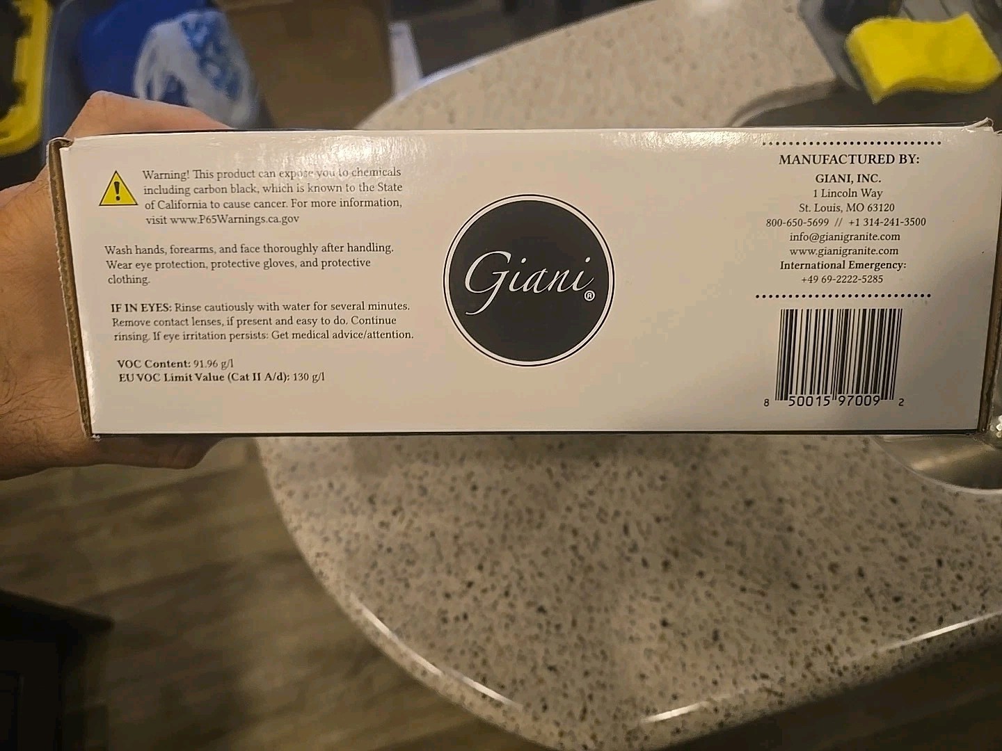 2 Boxes Giani Granite Countertop Paint Kit 2.0- White Diamond READ DESCRIPTION