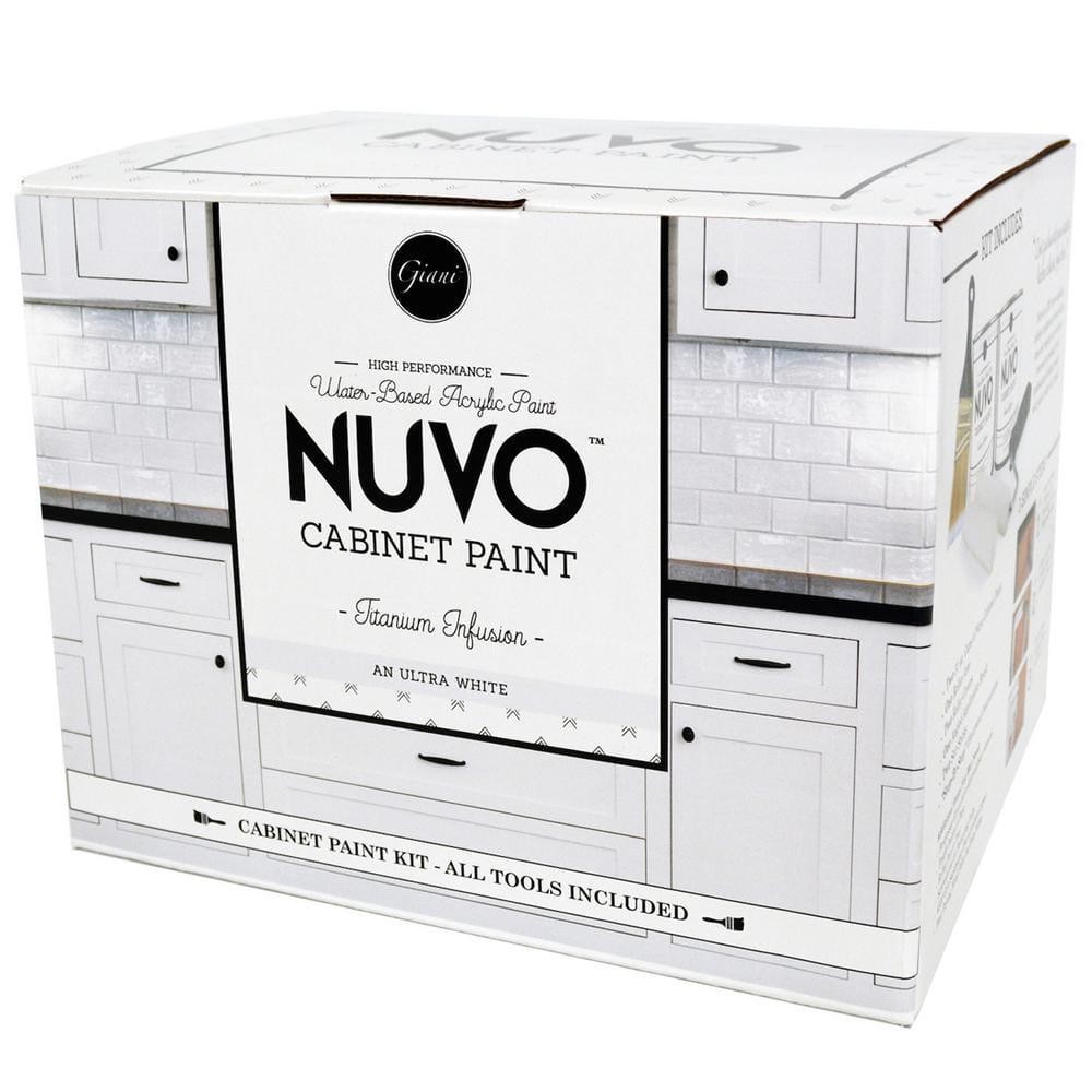 2 qt. Titanium Infusion (White) Cabinet Paint Kit