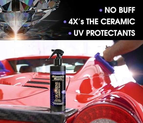 16oz Graphene Ceramic Coating Detail Spray Wax – The Best 16 Fl Oz (Pack of 1)