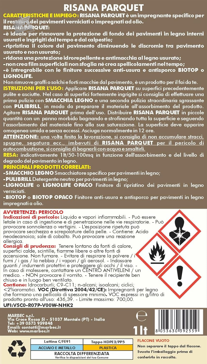 Regenerating parquet 1L impregnating wood worn floors painted oil