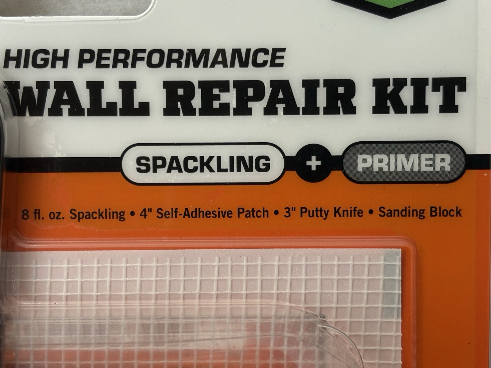 New Gorilla High Performance Wall Repair Kit Spackling + Primer 109227