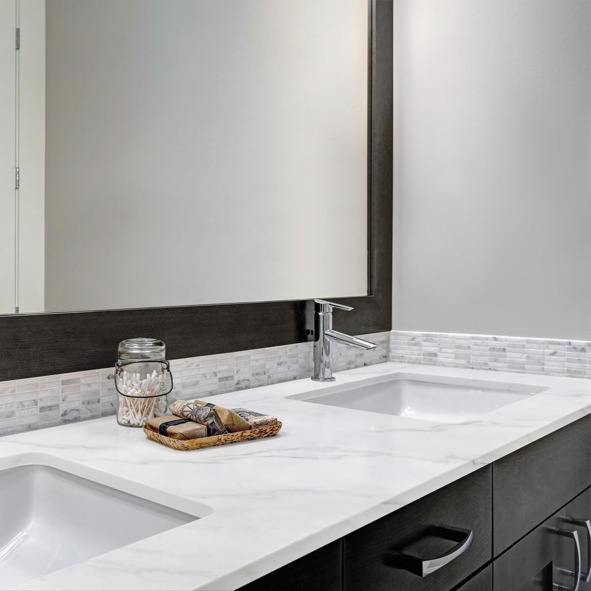 White Marble Epoxy Countertop Small Project Kit