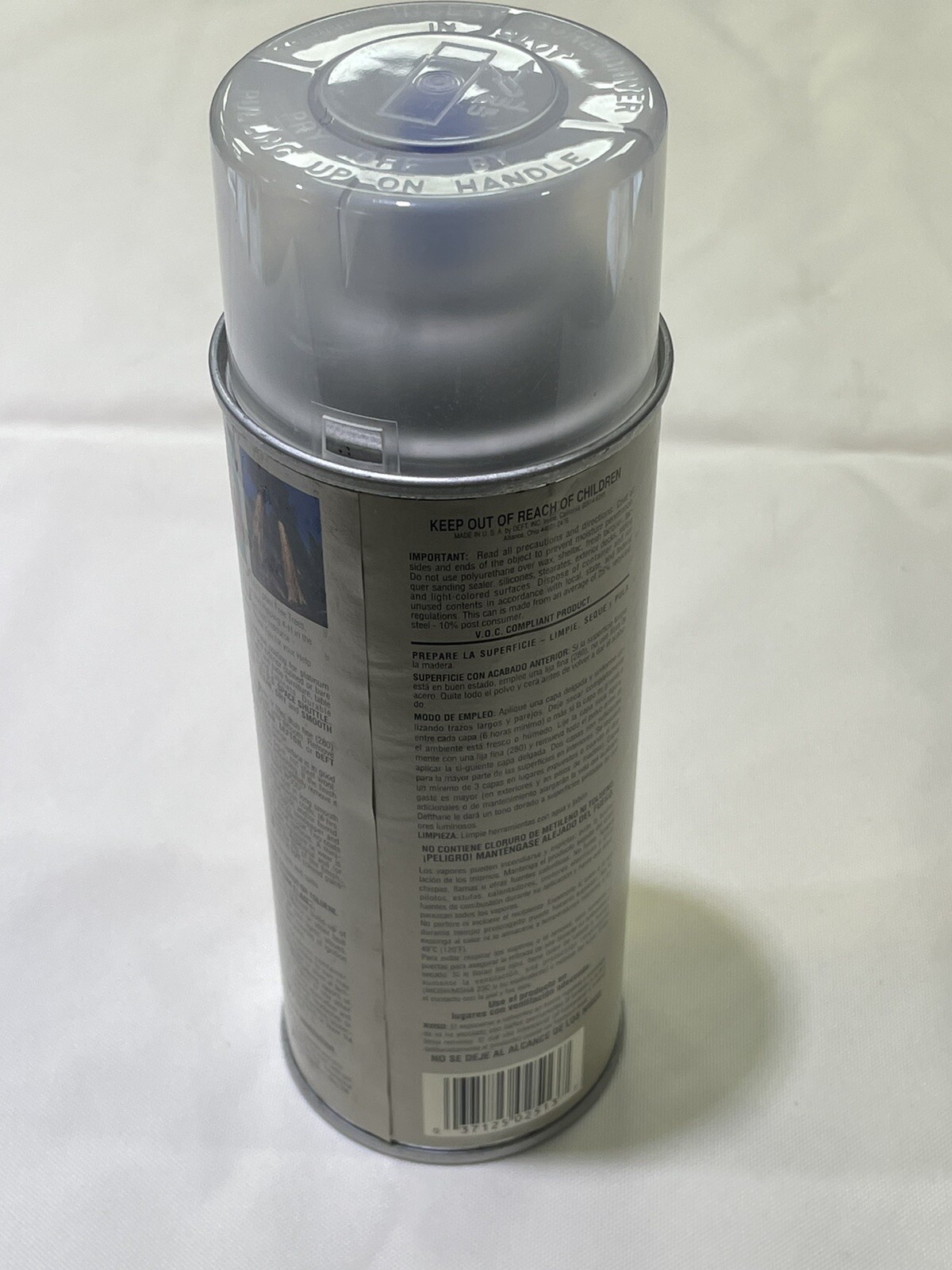 Deft Defthane Interior Exterior Clear Satin Spray Platinum Protection Polyuretha