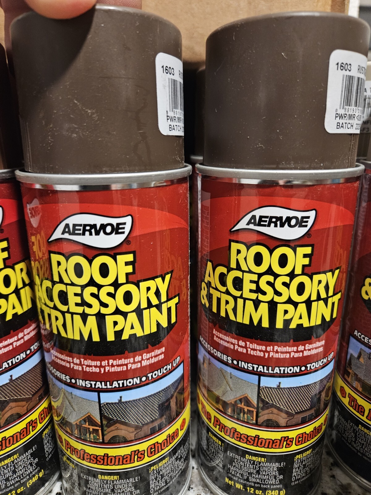 2 Pack Aervoe 1603 12-Oz Rustic Brown Roof Accessory & Tile Trim Paint Value