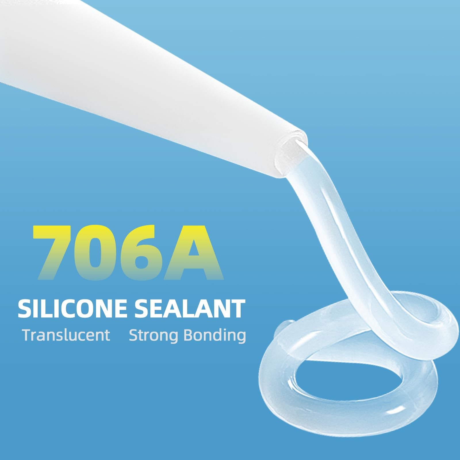 AR-PRO (2 Pack) 706A Translucent Silicone Sealant – 2 x