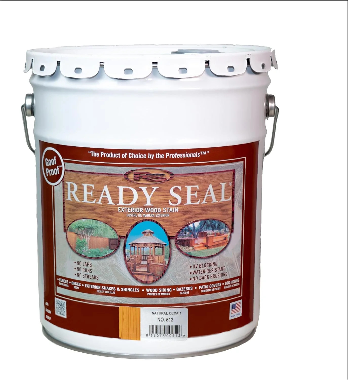 Ready Seal Exterior Wood Stain | Semi-Transparent Oil-Based Formula | Profession
