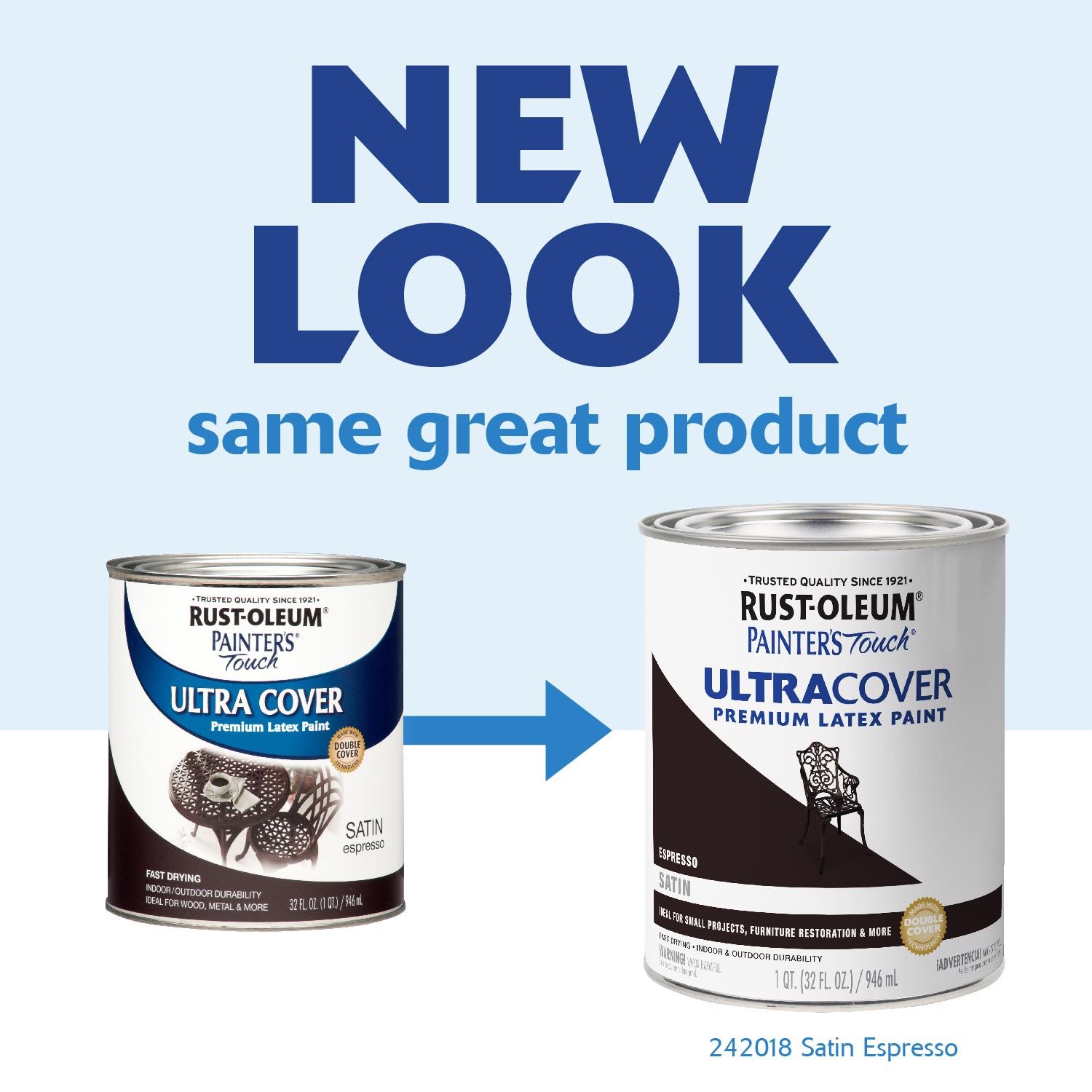 Rust-Oleum Corp 120sq.ft. Coverage Satin Espresso Protective Enamel 1qt (2-PACK)