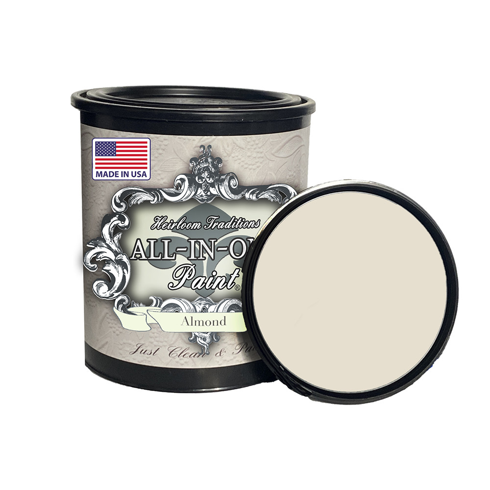 ALL-IN-ONE Paint by Heirloom Traditions – Almond (Off White) – 32 Fl Oz
