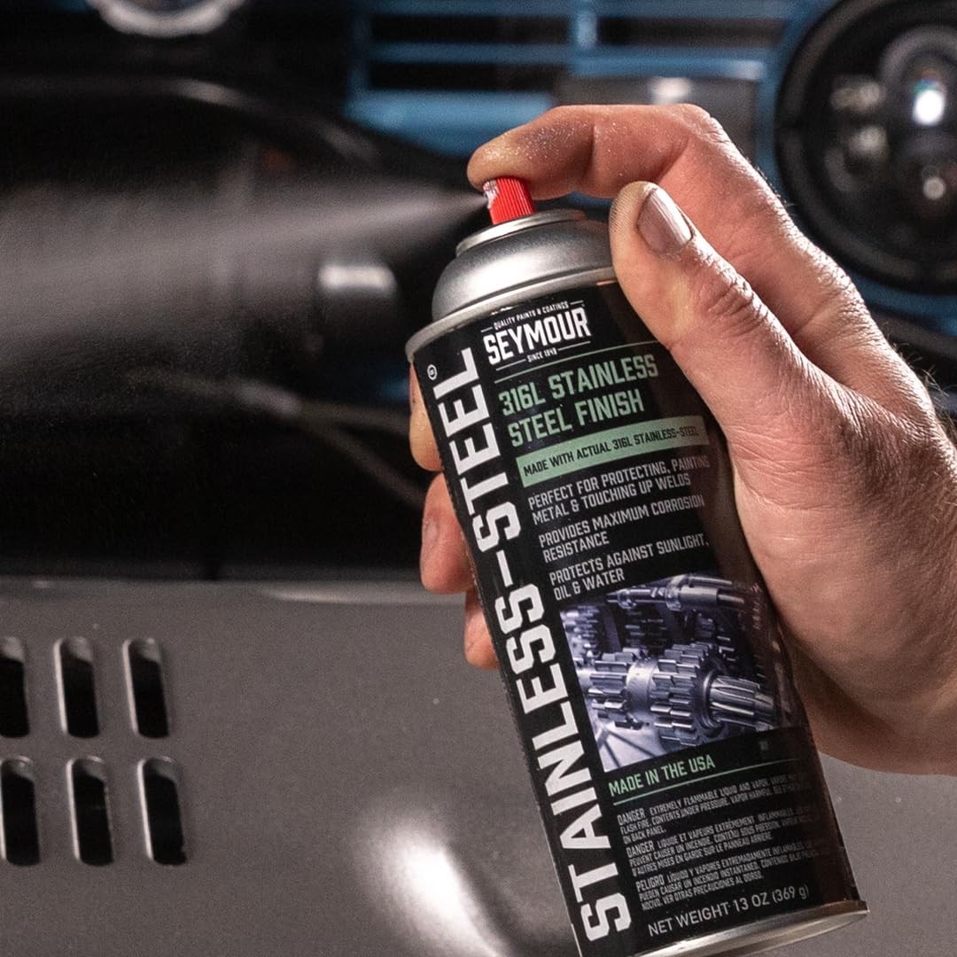 Rust-Resistant Stainless Steel Spray Paint – 16 Oz Can for Durable Protection