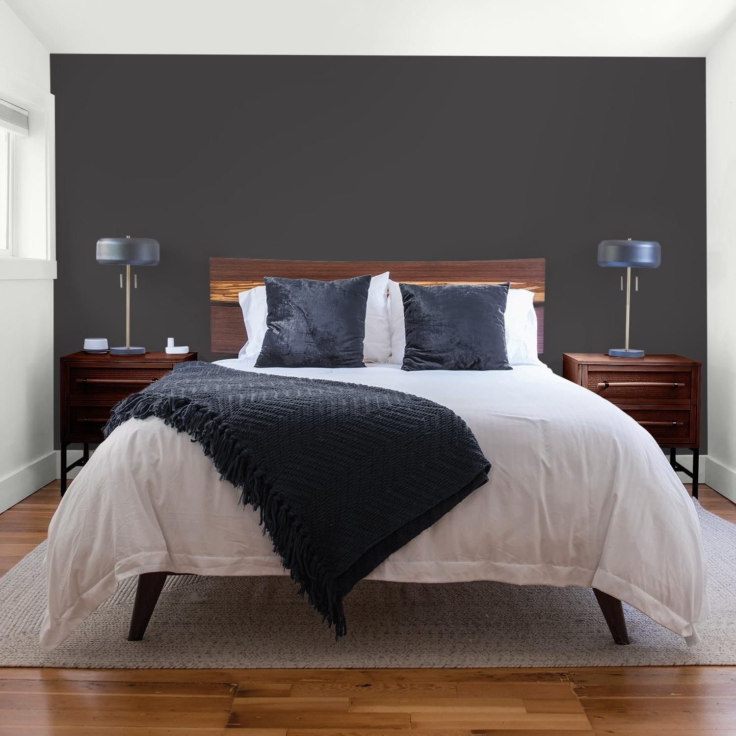 Washable 1 Gallon Flat Black Magic Paint + Primer for Effortless Room Makeovers