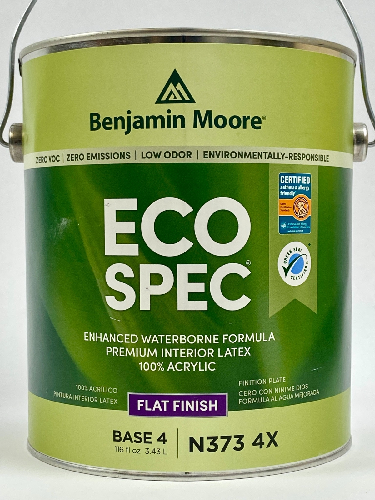 Benjamin Moore Eco Spec Interior Latex Paint Flat Finish 116 oz