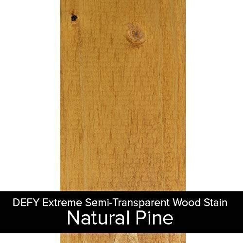 DEFY Extreme 1 Gallon Semi-Transparent Exterior Wood Stain, Driftwood Gray