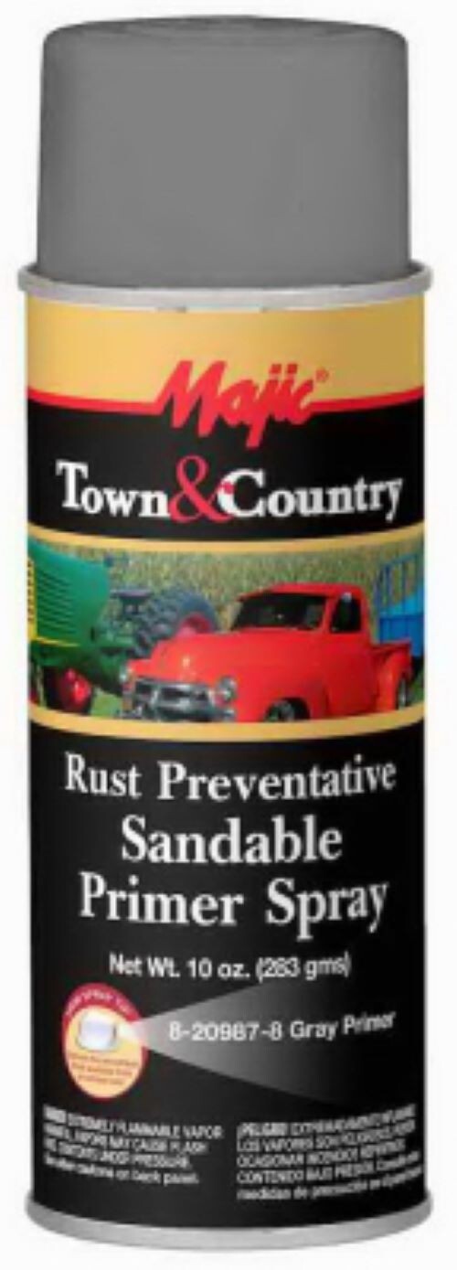 Town & Country 8-20987-8 Majic Gray Rust Preventative Sandable Primer Spray